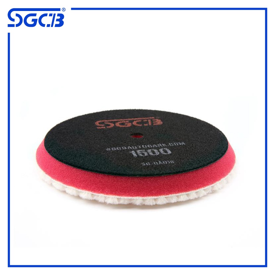 Phớt Lông Cừu Bate Lông Ngắn Đánh Bóng Xóa Xước Sơn Xe Ô Tô Mô Tô SGCB 1500  6 INCH SGGA016
