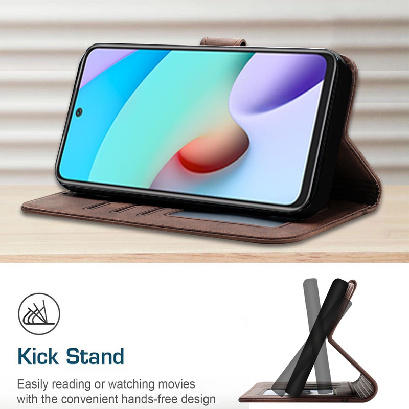 Bao da điện thoại phối ví đựng thẻ cho iPhone 6 6S 7 8 PLUS SE 2020 X XR XSMAX 11 12 13PRO