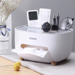 Hộp giấy ăn để bàn đa năng ecoco mẫu mới