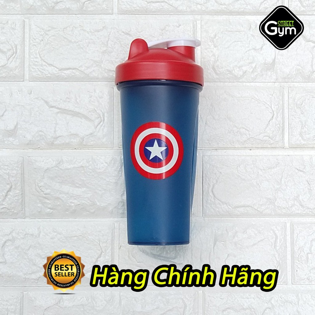 Bình nước tập Gym SUPER HERO - Shaker Chính hãng 700ml