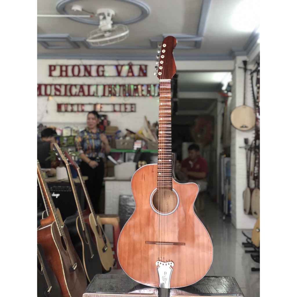 Đàn guitar thùng phím lõm vọng cổ giá rẻ