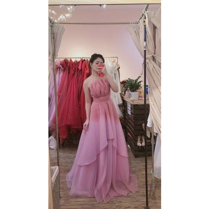 ĐẦM MAXI CƯỚI DỰ TIỆC XOÈ TẦNG full size :S/M/L/XL ( ẢNH VÀ VIDEO CHỦ SHOP TỰ QUAY 10000% )