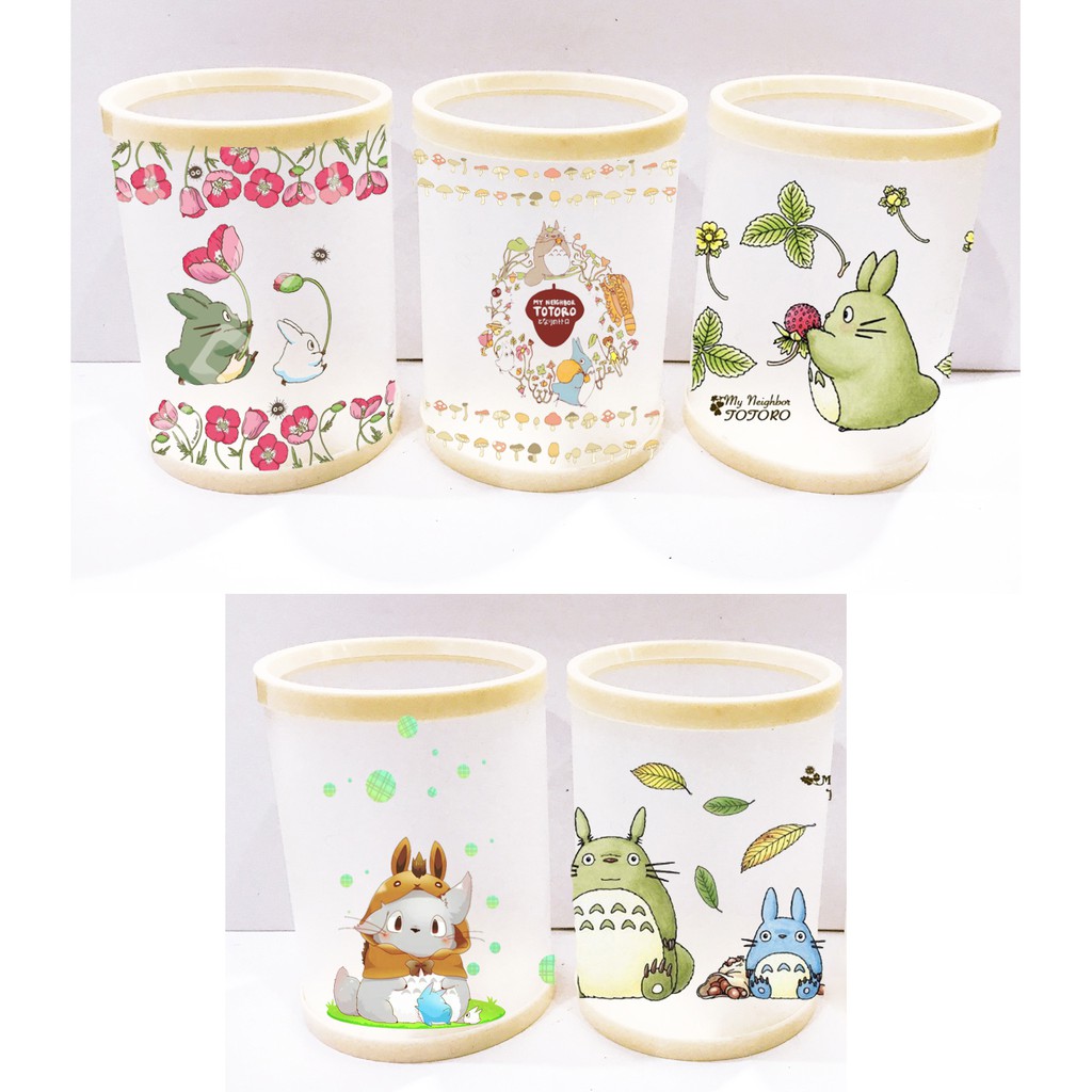 Ống cắm bút nhựa doremon CBT5 Hoạt hình totoro vô diện shin cậu bé bút chì shiba one piece sumikko jinbeisan