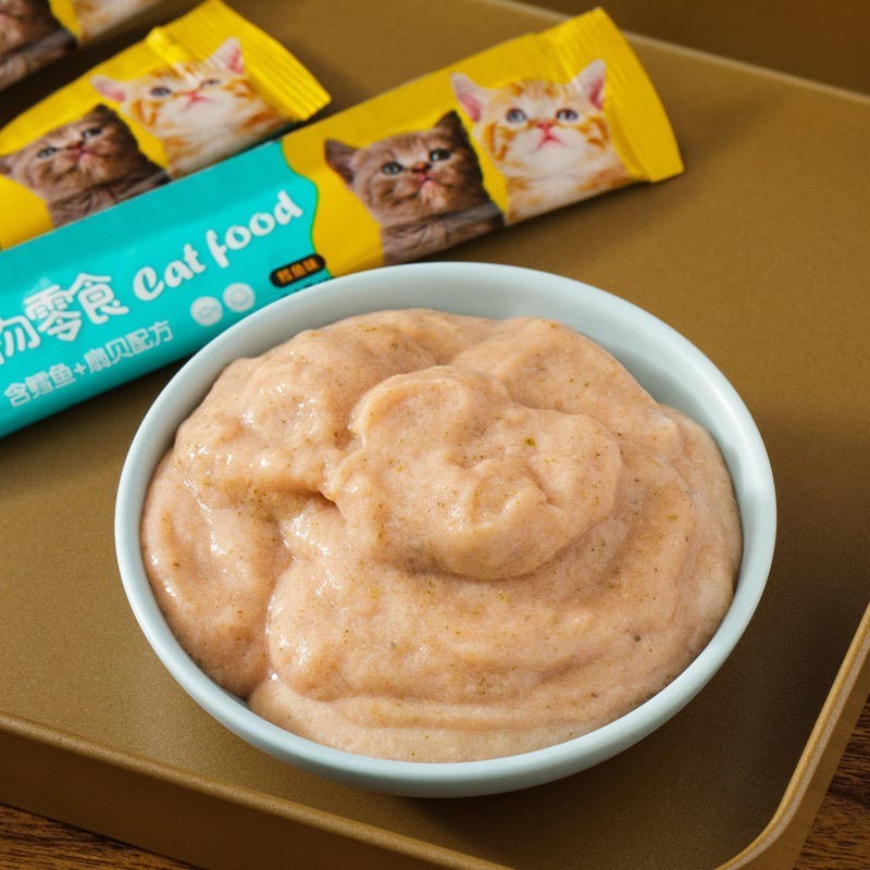 (Giao Ngẫu Nhiên) Pate thanh Cat food ăn dinh dưỡng chó mèo - phù hợp với mèo và mèo con pate mèo