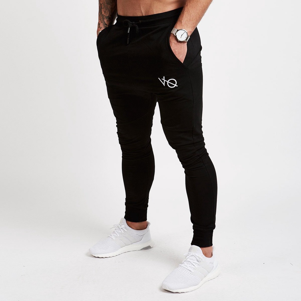 Quần Jogger Nam Tập Gym VQ Chất Nỉ Thun Cotton Cao Cấp Co Dãn 4 Chiều