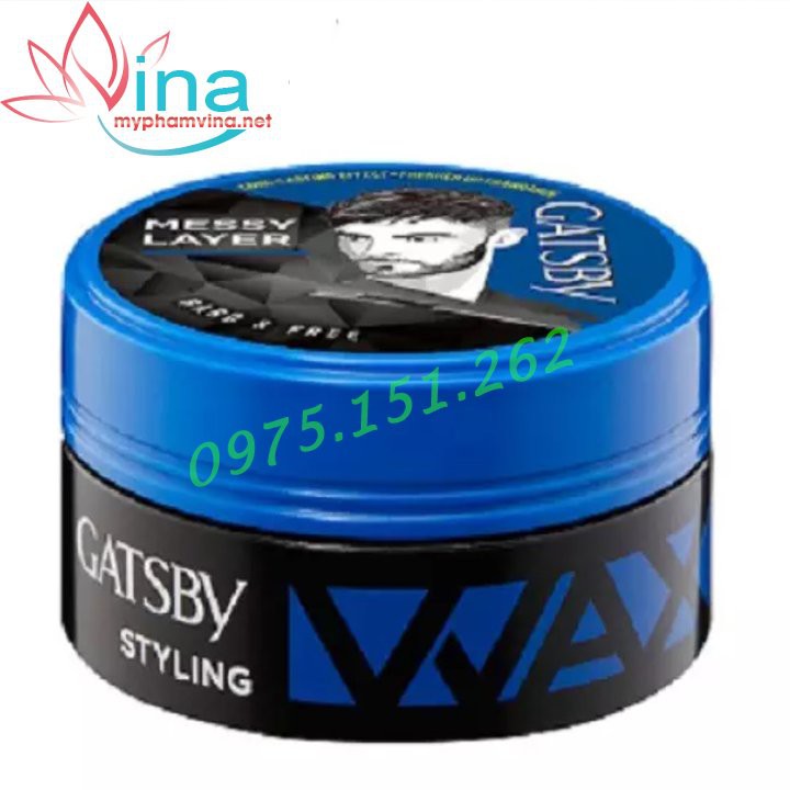 Wax tạo kiểu tóc Gasby màu xanh 75g