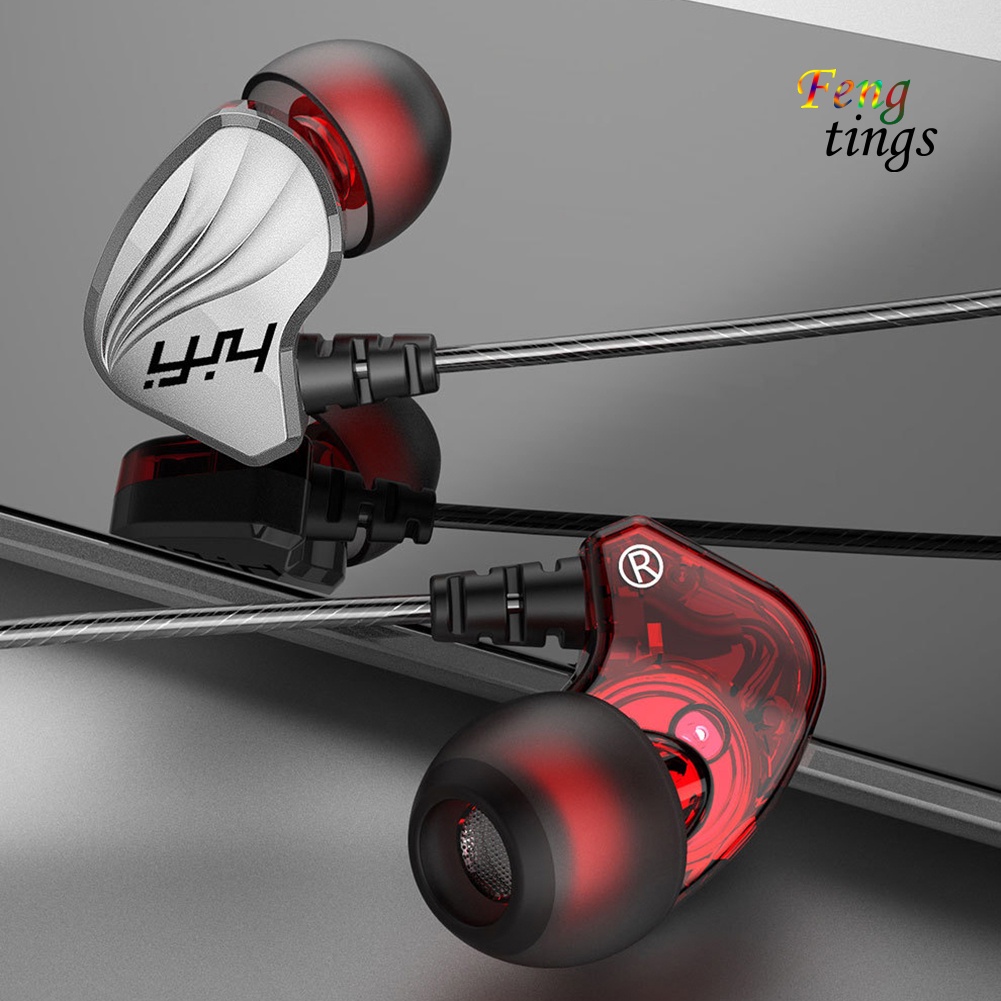 Tai Nghe Nhét Tai Thể Thao 6d 4 Lõi Kép 3.5mm Hifi