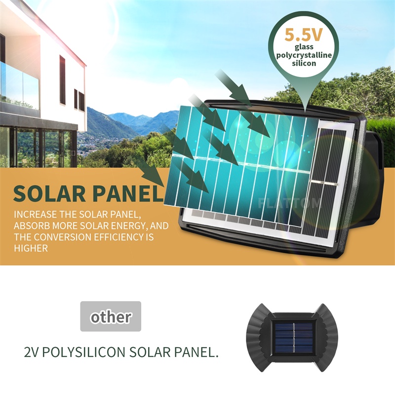 Đèn LED Năng Lượng Mặt Trời Chống Thấm Nước Độ Sáng Cao Trang Trí Sân Vườn / Ban Công