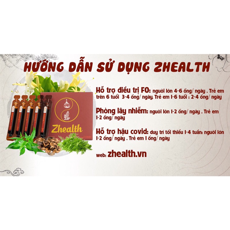 ZHEALTH chiết xuất Xuyên Tâm Liên - Bổ phổi, giảm ho, tăng đề kháng, phục hồi sức khoẻ cho F0