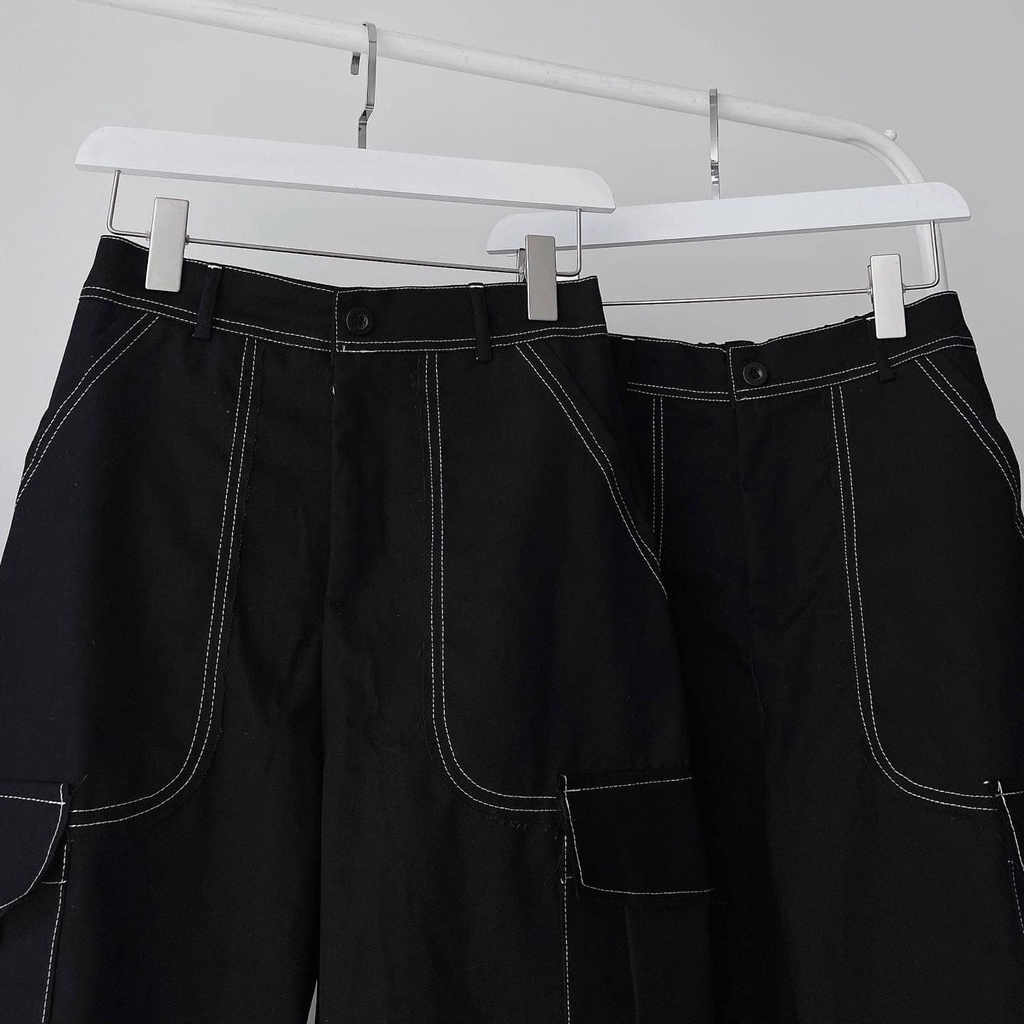 [sẵn]Quần túi hộp line (ảnh thật tại shop) TanaziCloset