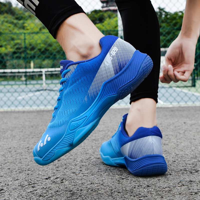Giày Thể Thao Đế Gân Chống Trượt Thoáng Khí Chơi Tennis / Cầu Lông Dành Cho Nam Và Nữ