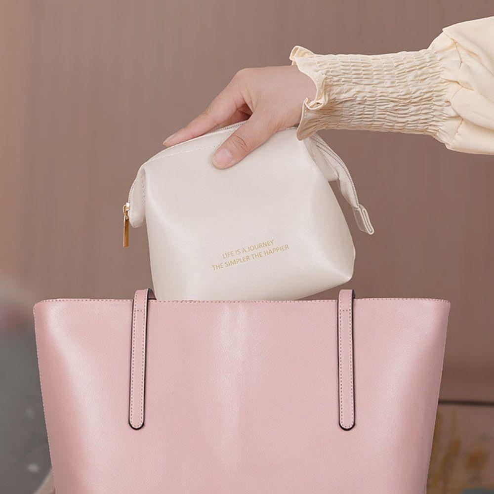 Túi Da PU Đựng Mỹ Phẩm Chống Thấm Nước Thời Trang Dành Cho Nữ