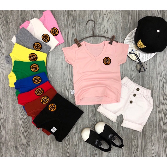 Áo thêu Fendi siêu đẹp cho bé trai/gái
