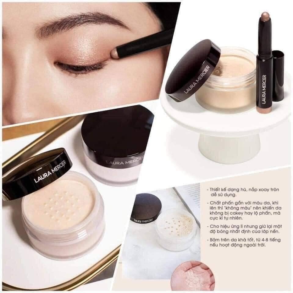[SET MINI] Phấn Phủ Và Bút Nhũ Mắt Laura Mercier Sephora Beauty Insider
