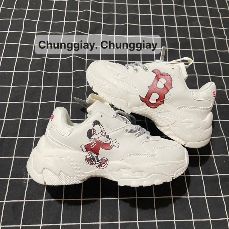 giày ML B boston mickey đỏ hàng 1:1 cao cấp