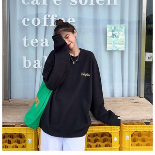 Áo sweater unisex in (35-68kg). 0-babyellow - word