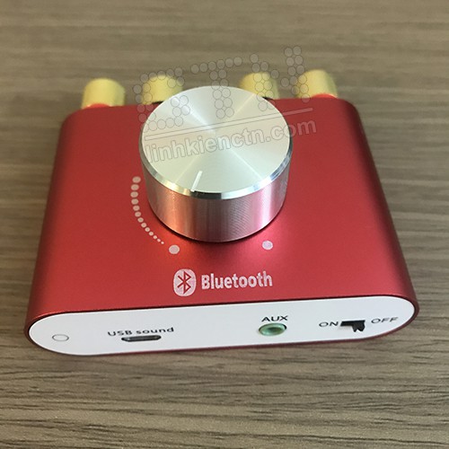 Ampli Bluetooth Mini HiFi 100W tặng kèm Adapter khuếch đại 50Wx2 Mo-Gu