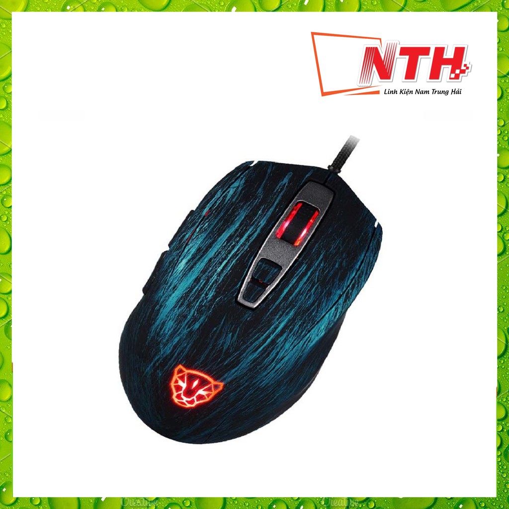 [Mã 159ELSALE hoàn 7% đơn 300K] CHUỘT MOTOSPEED V60 (A3050) RGB Gaming mouse có LED thay đổi theo DPI Xanh, đỏ, đen