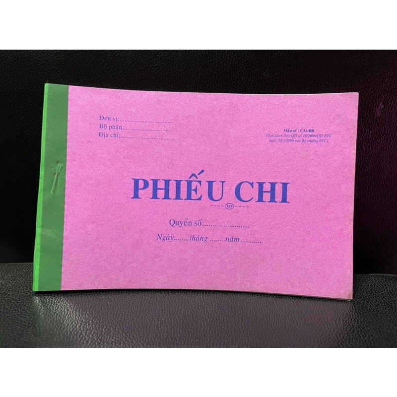 Phiếu Thu ,Phiếu Chi , Phiếu Nhập , Phiếu Xuất , Giữ Xe, Giấy Giới Thiệu, Biên Nhận