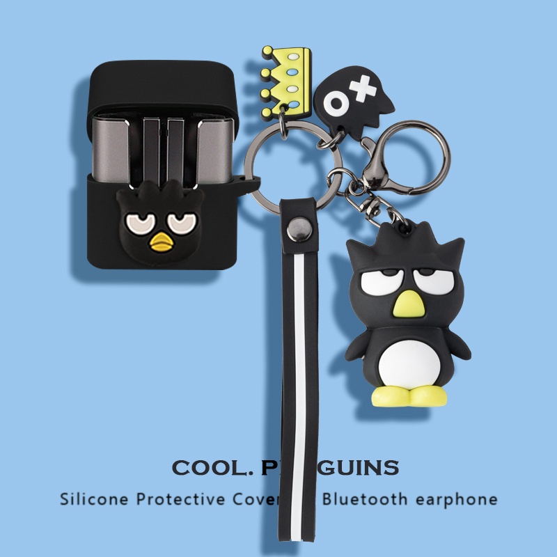 Vỏ Bảo Vệ Hộp Sạc Tai Nghe CC Nano / CC Pro / CG Pro Bằng Silicon Mềm Hình Gấu Hoạt Họa Có Móc Khóa