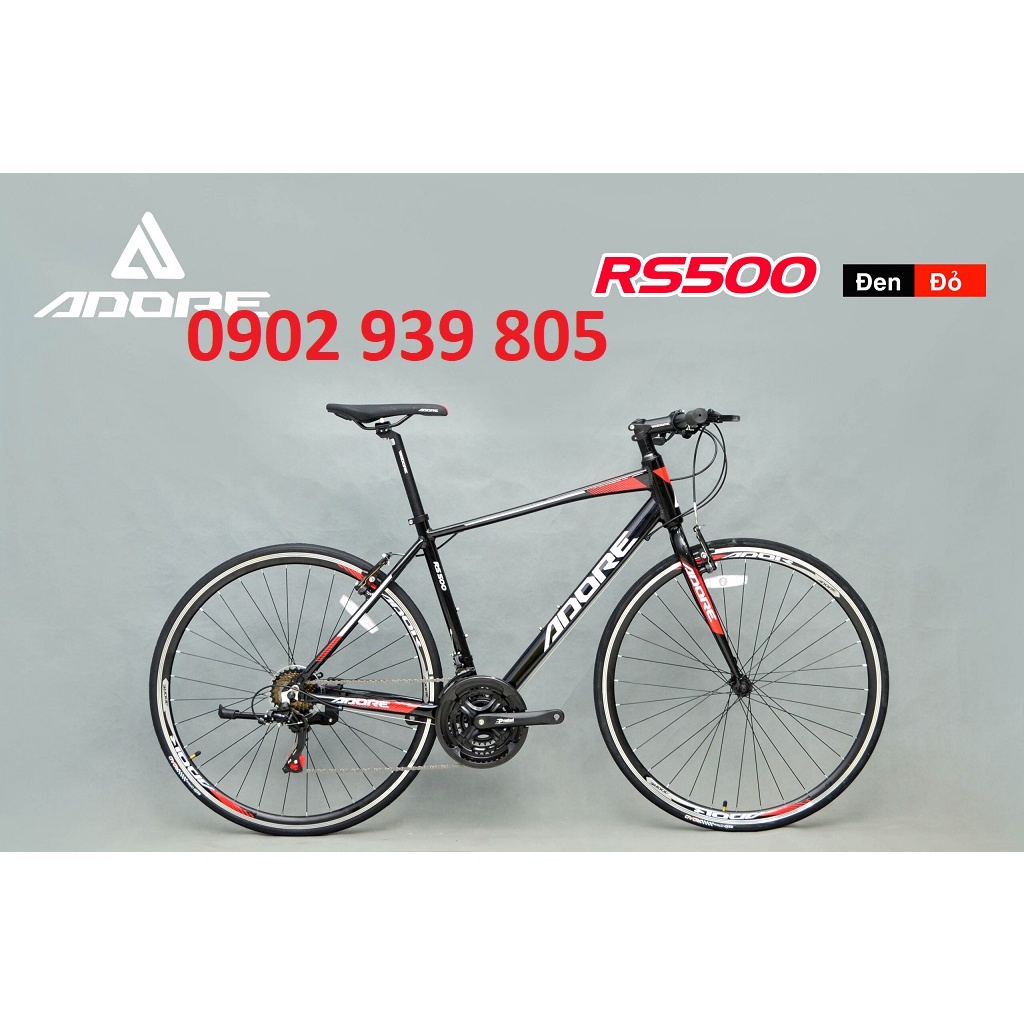 Xe Đạp Touring 700c Khung Nhôm Adore RS500 tay lái ngang - LHệ Gian Hàng để nhận KM Ạ