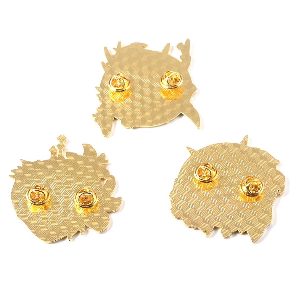 LANFY Jewelry Gift Metal Badge Souvenir Brooch Pins Genshin Impact Brooch Anime Keqing Cosplay Gift Xiao Collection Venti Lapel Pin