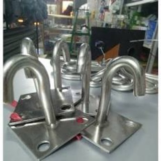 [SIÊU BỀN] Móc quạt trần inox có đế các cỡ