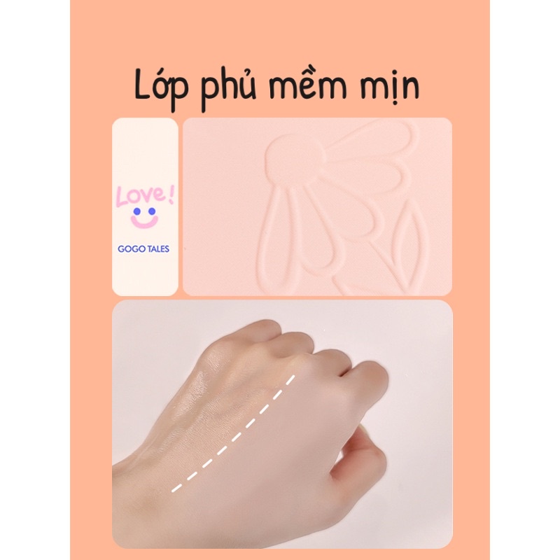 Phấn phủ kiềm dầu Gogotales mặt cười GT268