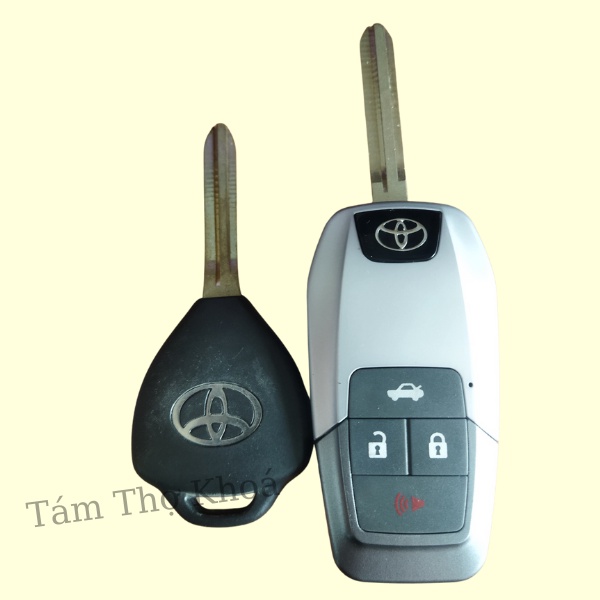 Vỏ Chìa Khoá Độ Gập Xe Toyota Innova, Fortuner, Vios, Yaris, corolla Altis, Camry...