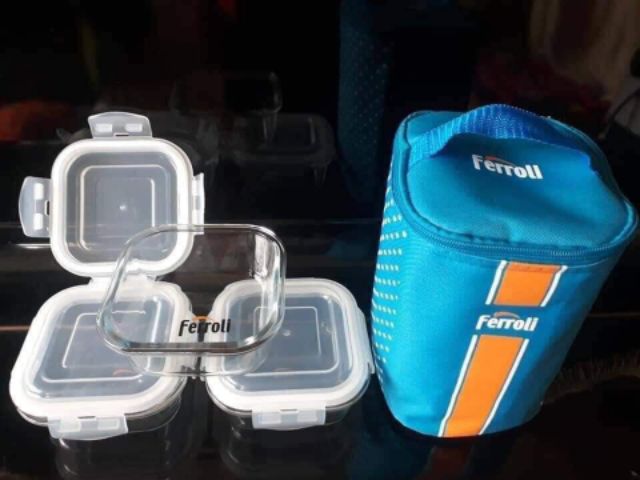 BỘ 3 THỐ THUỶ TINH FERROLI