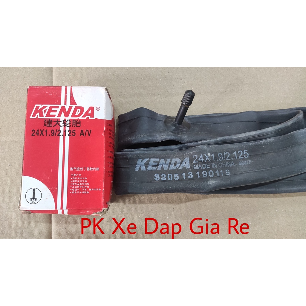 Săm(ruột) xe đạp KENDA 24x1.9/2.125, Săm xe đạp bánh 24 inch - PK Xe Dap Gia Re