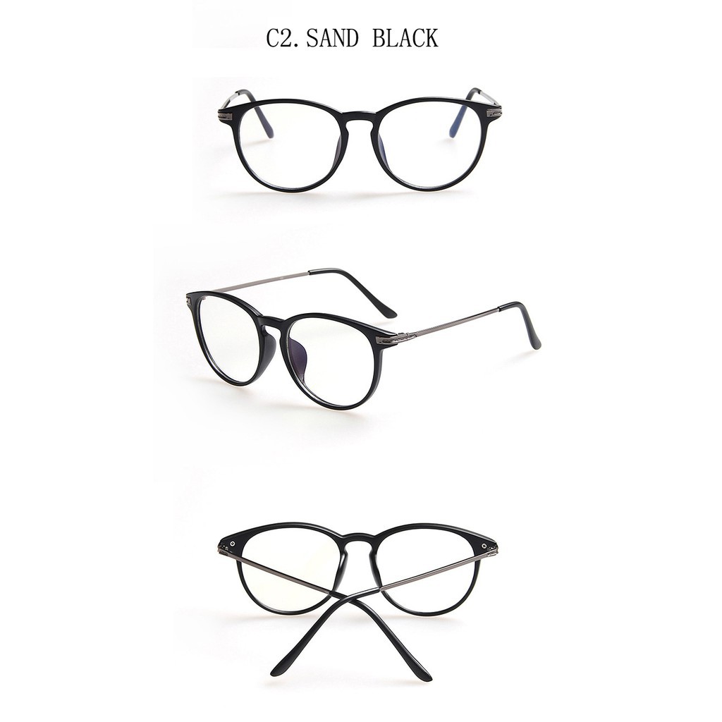 Kính mắt gọng kim loại kiểu dáng cổ điển thời trang balo local brand | BigBuy360 - bigbuy360.vn