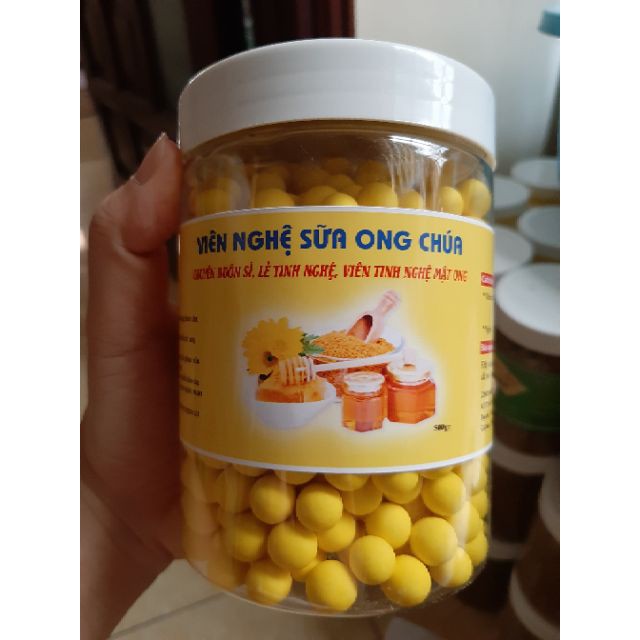 FREE SHIP 0,5 kg Viên Tinh bột nghệ mật ong nguyên chất hàng đảm bảo CHÍNH HÃNG