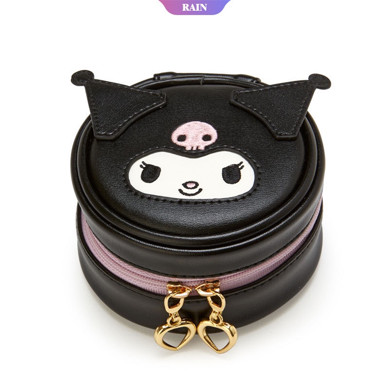 SANRIO Ví Tròn Đựng Tiền Xu / Tai Nghe / Trang Sức Hình Cinnamoroll Kuromi My Melody Pom Pom Purin Hello Kitty Dễ Thương [RAIN]