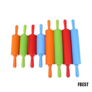 Cây Lăn Bột Làm Bánh Bằng Silicone Với Tay Cầm Nhựa Tiện Dụng