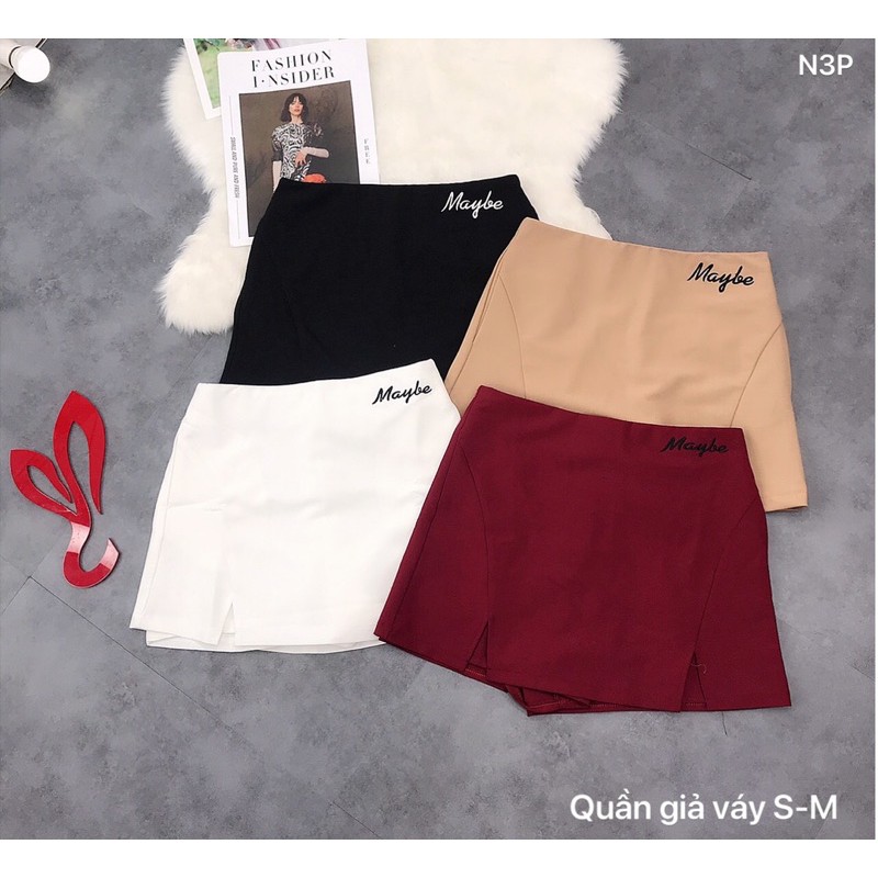 🌹Quần váy xẻ đùi bảng màu mới (kg tap G) | BigBuy360 - bigbuy360.vn