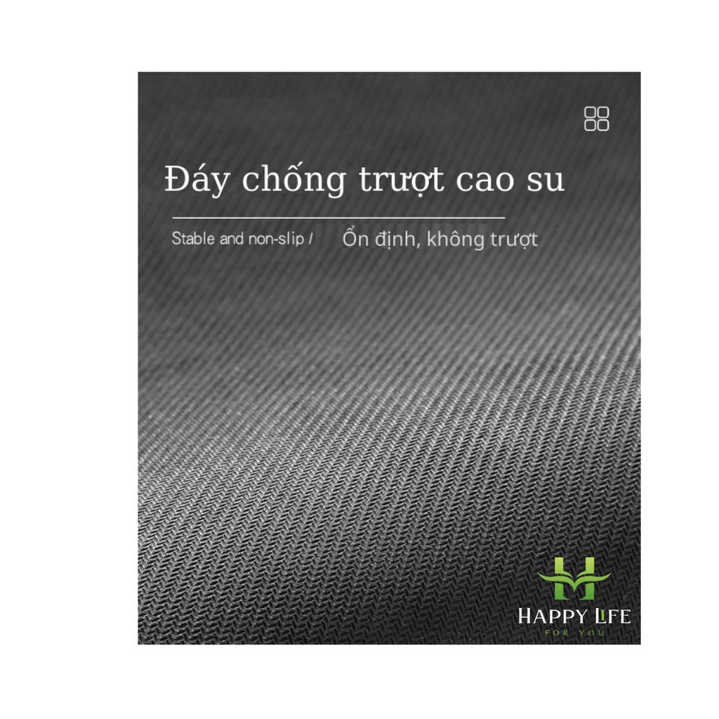 Thảm lau chân nhà tắm, thảm chùi chân chống trượt thấm nước HOME - Happy Life 4U