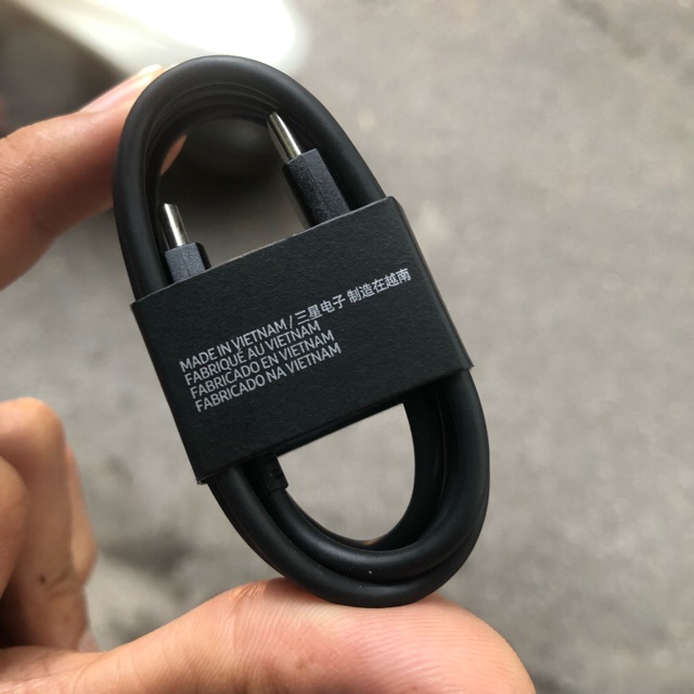 Cáp Sạc Type C to Type C Zin Samsung S10 5G A70 Xịn