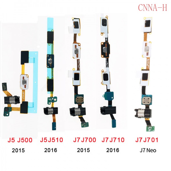 Nút chủ cáp flex có giắc cắm tai nghe cho Samsung Galaxy J3 J310 J320 J5 J500 J510 J7 J700 J710 2015