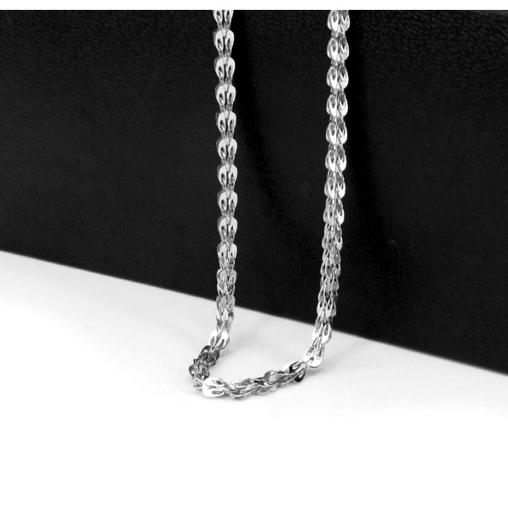 Dây chuyền titan cao cấp kiểu chuỗi 4mm siêu đẹp, bền màu, hợp thời trang