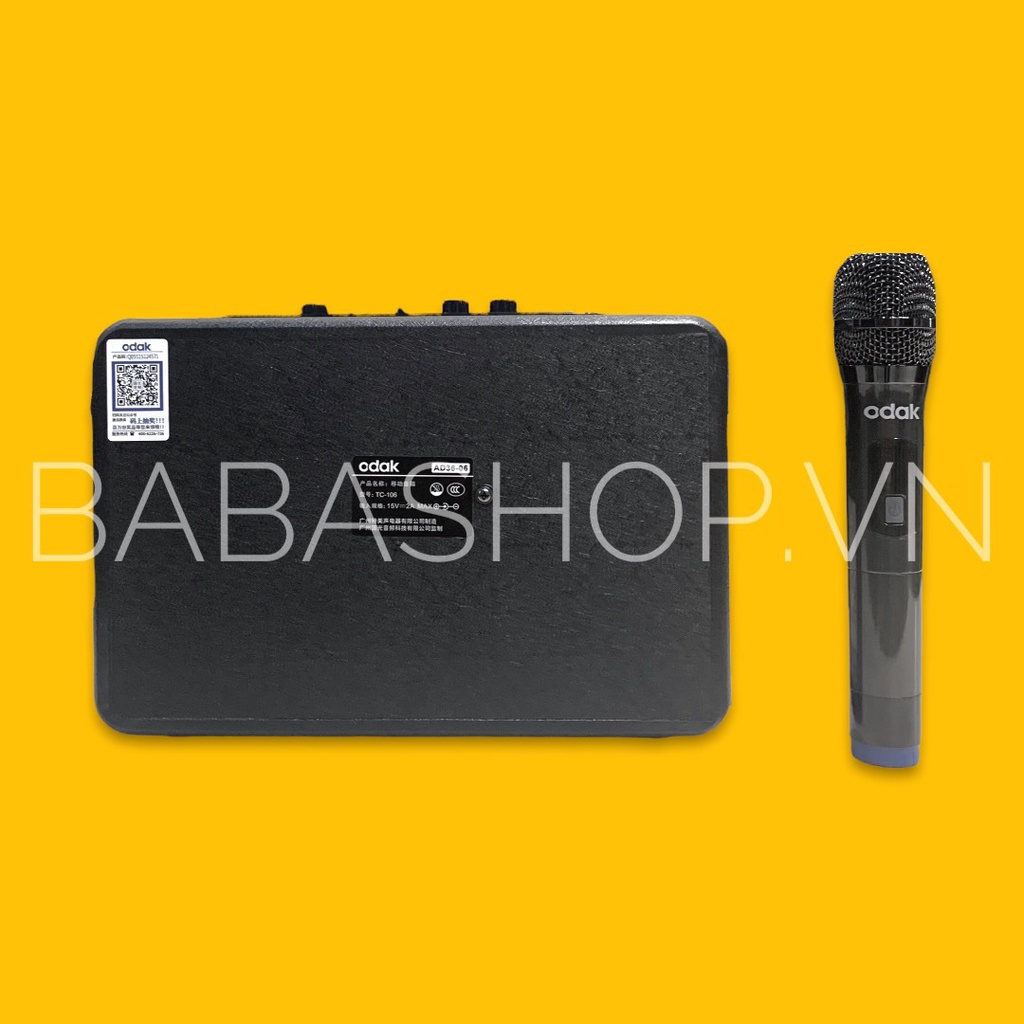 LOA KARAOKE MINI ODAK AD36-05, AD36-06 - Tích hợp, Equalizer, Vang số