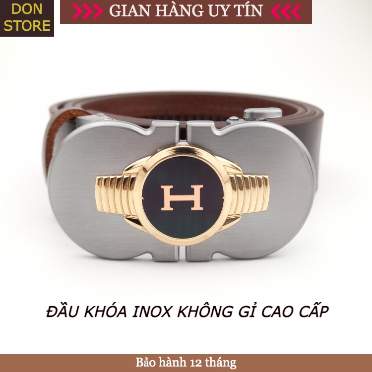 [SIÊU ĐẸP] Thắt Lưng Nam Da Bò Thời Trang Cao Cấp Mẫu Mới Chất Liệu Da Bò Nguyên Miếng ( BH 12 THÁNG)