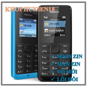 [Mã ELFLASH5 giảm 20K đơn 50K] ĐIỆN THOẠI NOKIA 105 (2015) ZIN 1SIM NGHE GỌI TỐT | BigBuy360 - bigbuy360.vn