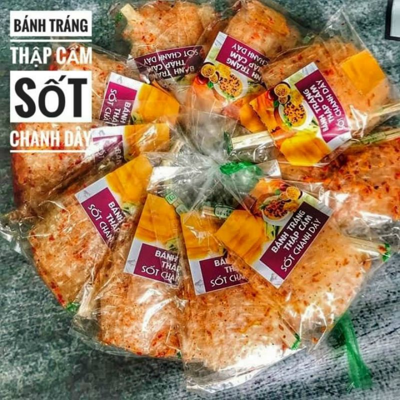 Bịch Bánh Tráng Thập Cẩm Sốt Chanh Dây 1 túi,  Hàng ngon nhà làm