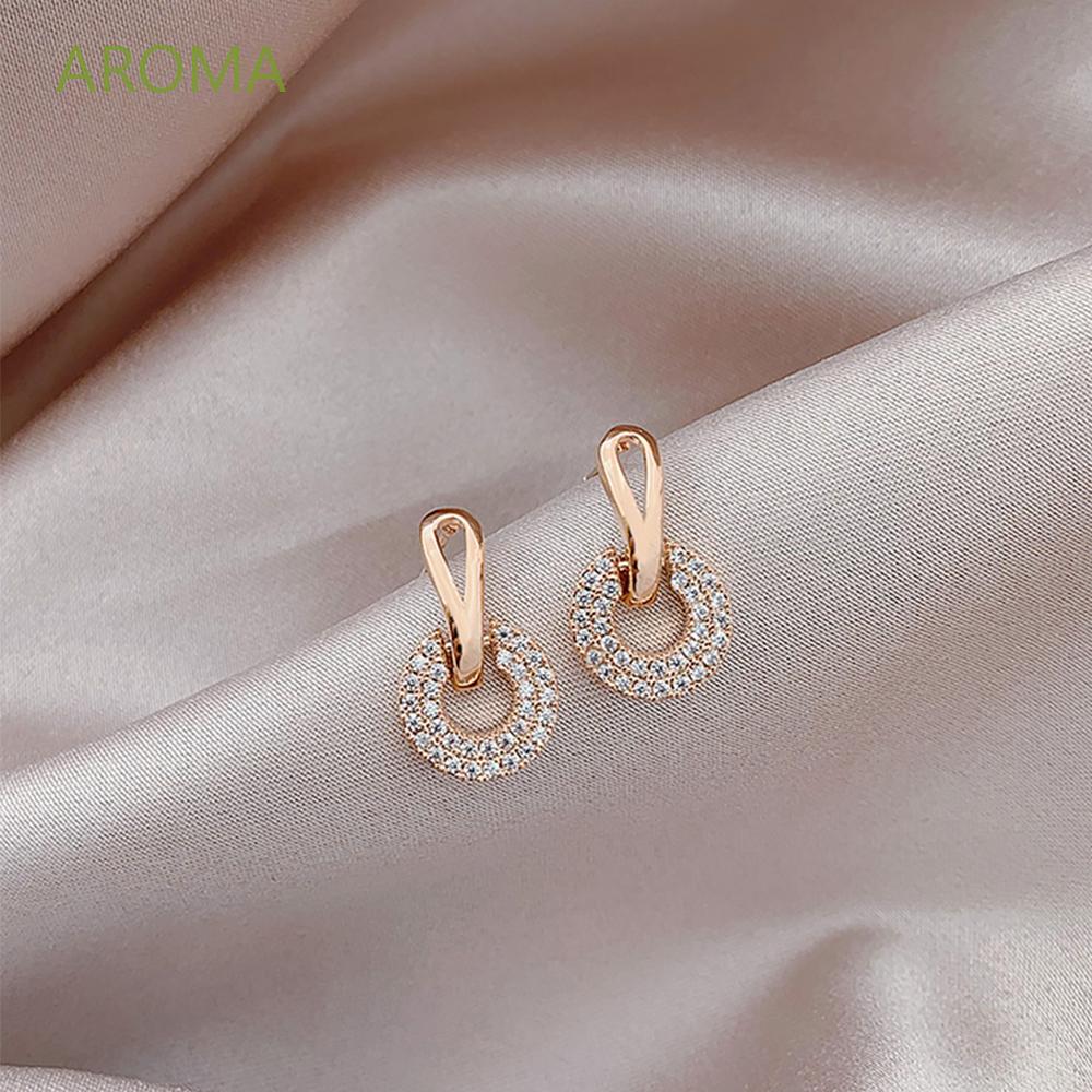 Khuyên tai S925 tròn thời trang dành cho nữ