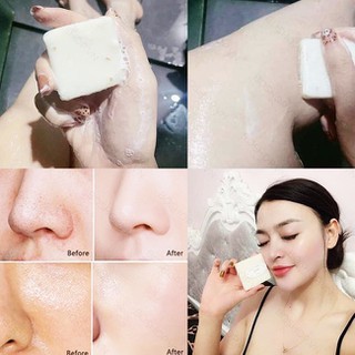 Xà Phòng Trắng Da Cám Gạo Thái Lan Jam Rice Milk Soap Whitening Herbal Soap