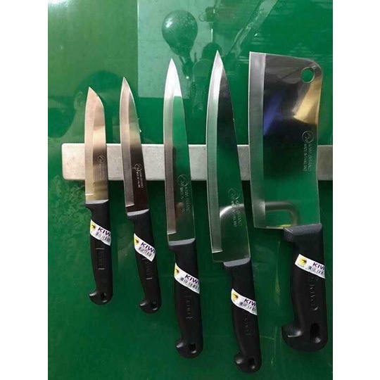 Bộ Dao 5 Món Kiwi Thái Lan cán nhựa tiện lợi W5P hàng nhập khẩu chính hãng