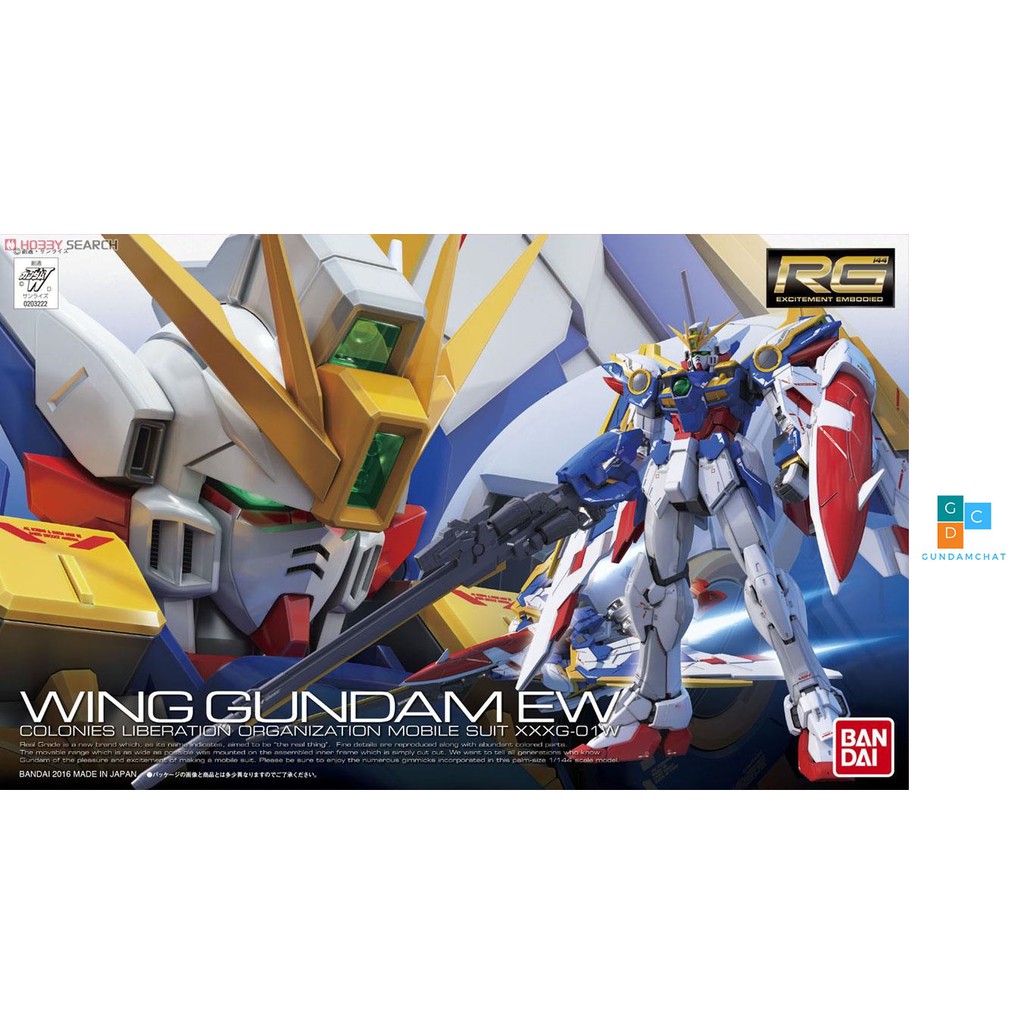 Mô hình lắp ráp RG Wing Gundam EW Bandai