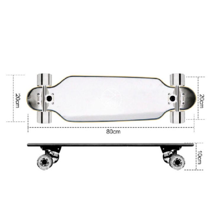 ván trượt nữ, ván longboard loại ngắn