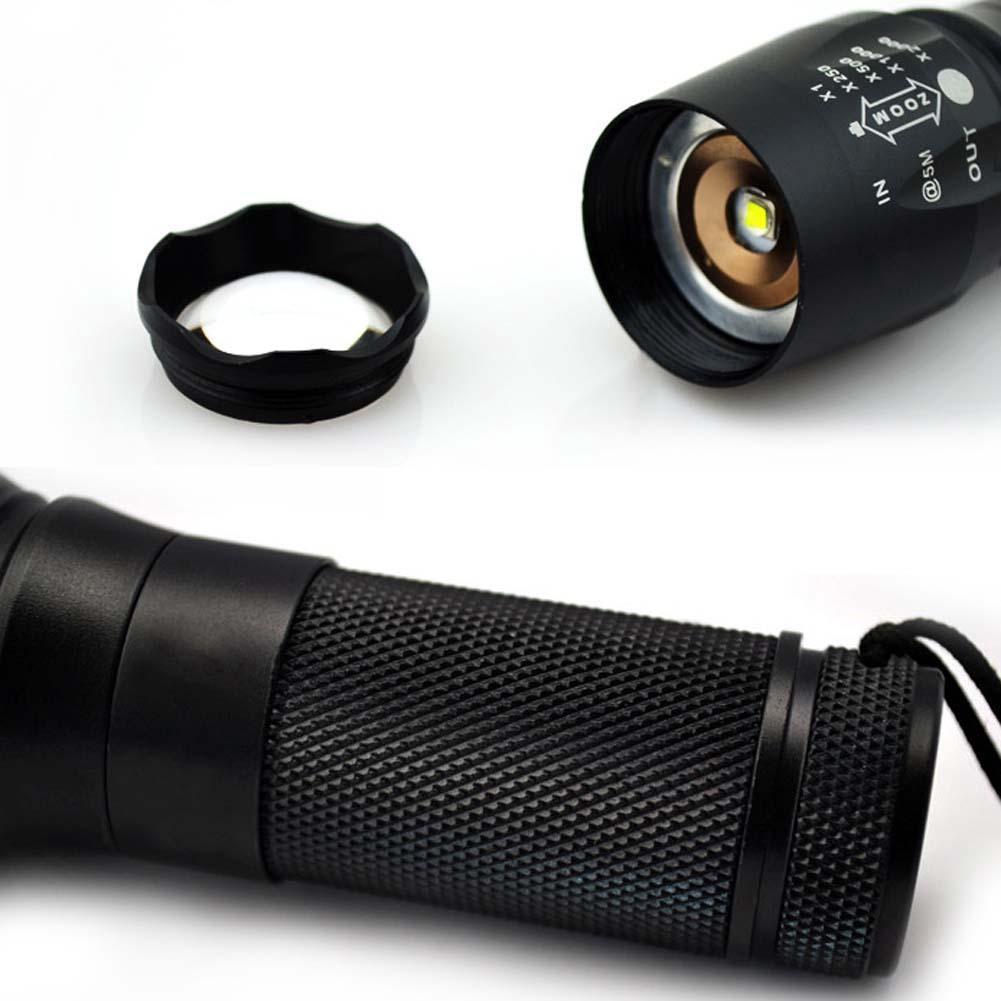 Super Bright T6 LED Flashlight 5 Modes Torch Light Rechargeable Outdoor